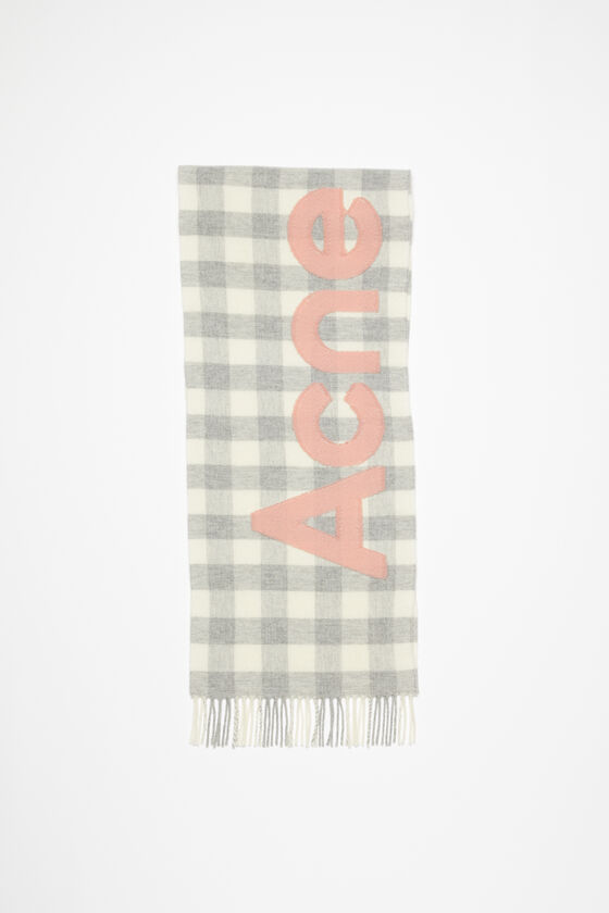 (image for) Premium-Grade Check logo scarf